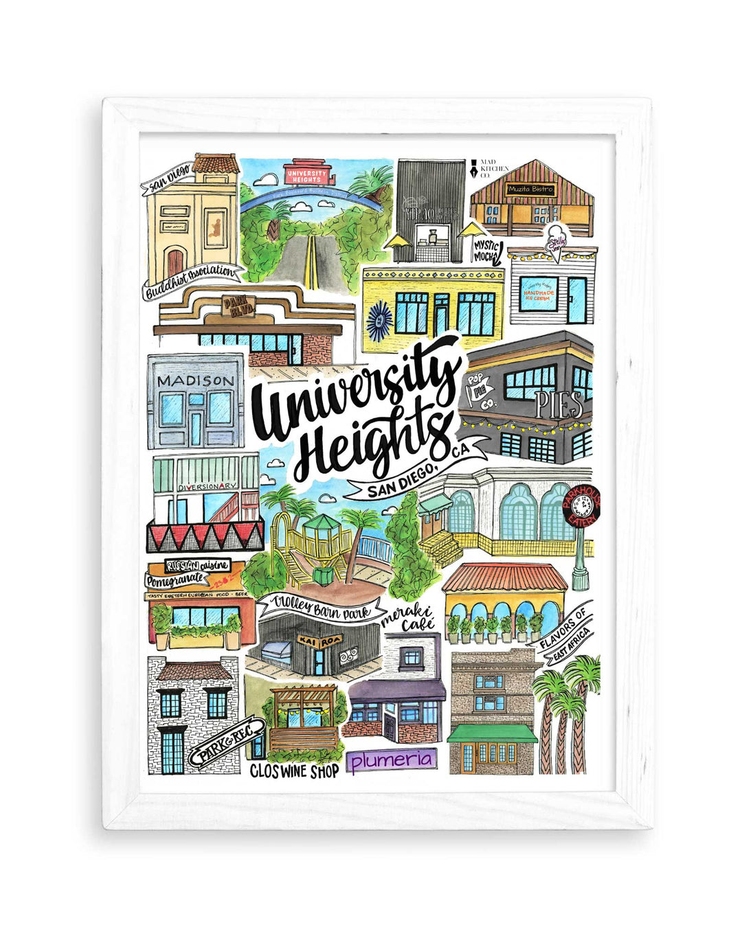 University Heights - Prints Print Mad Kitchen Co.
