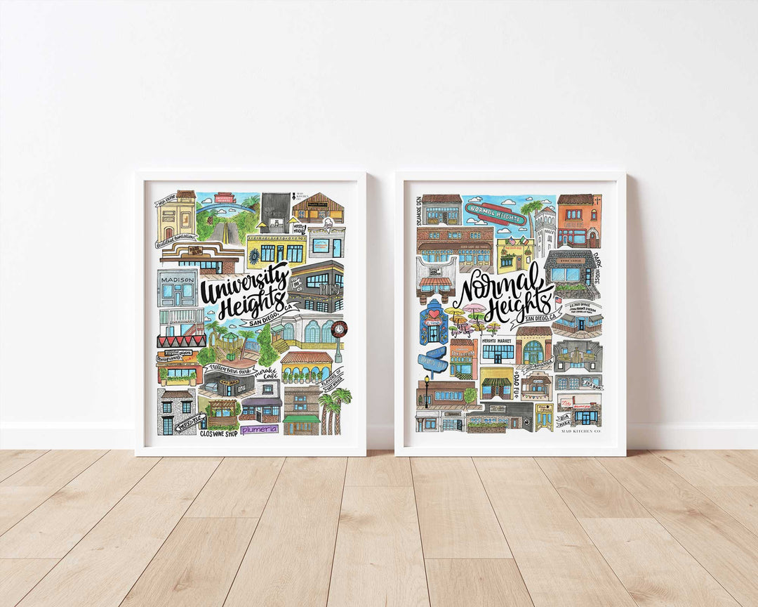 Normal Heights - Prints Print Mad Kitchen Co.