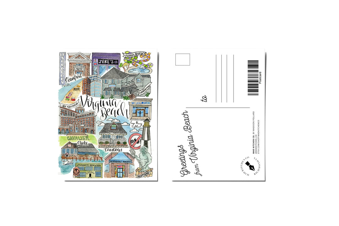 Virginia Beach - Postcard Postcard Mad Kitchen Co.