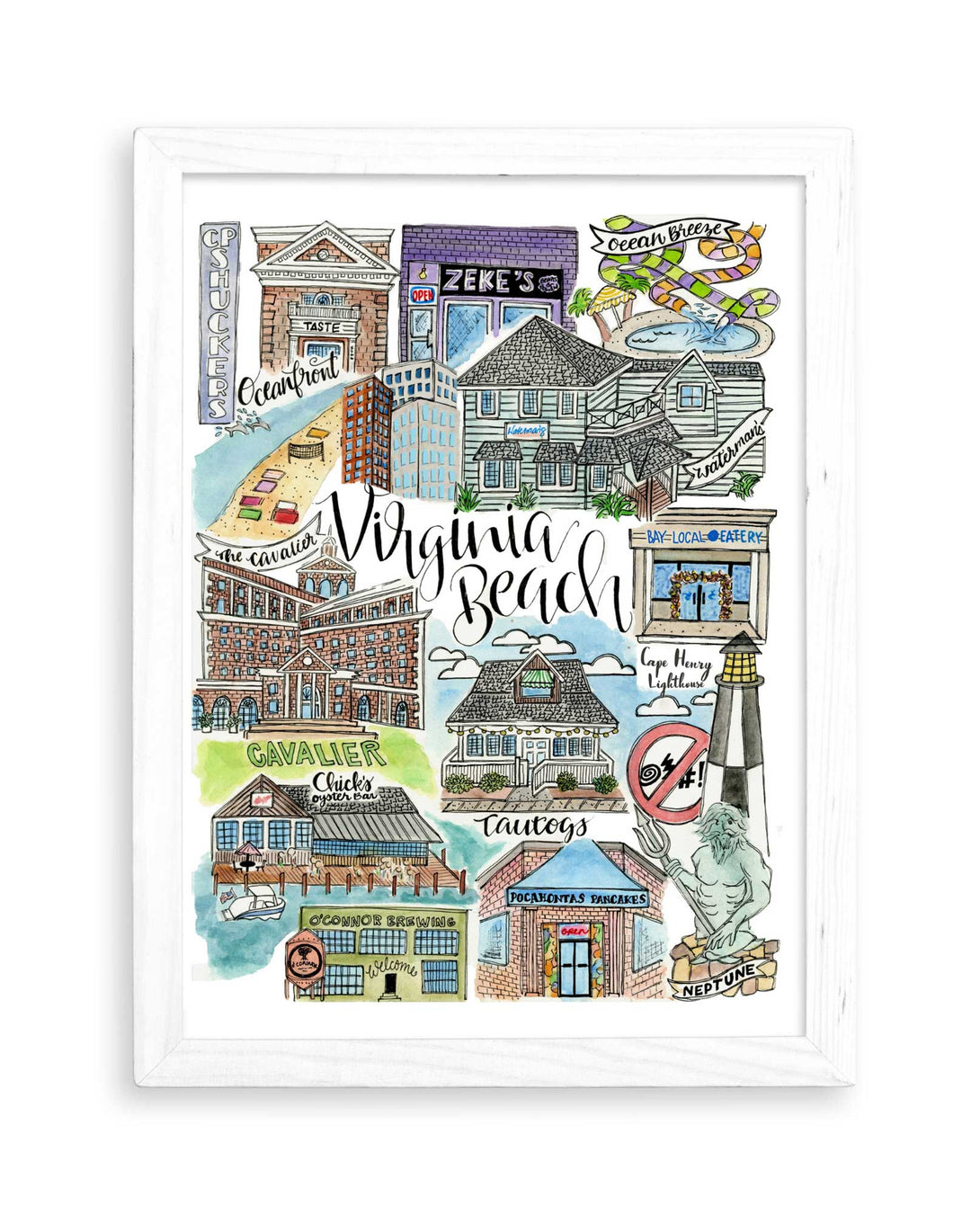 Virginia Beach - Prints Print Mad Kitchen Co.