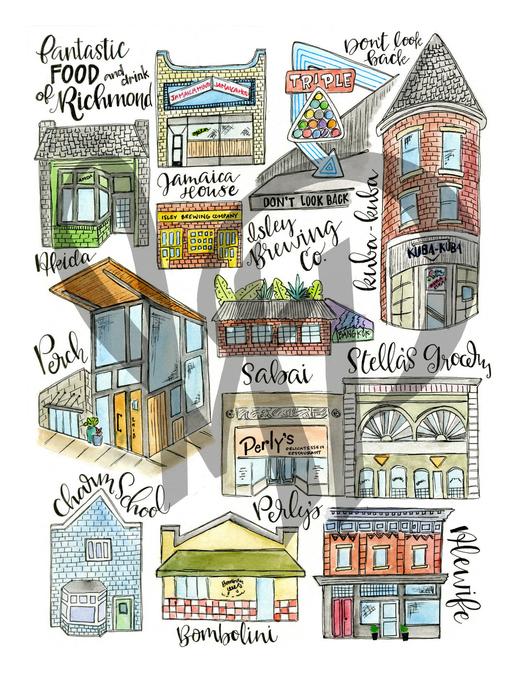 Richmond Restaurants | RVA Virginia Perch Charm School Stella's Grocery Sabai Perly's Bombolini Alewife Akida Jamaica House Don't Look Back Mad Kitchen Co.